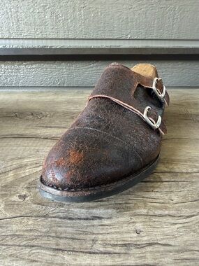 Allen Edmonds Brown Double Monk Strap Leather Shoe size 13